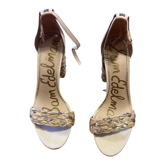 SAM EDELMAN Women's Tan Woven Sandals - Picture 1 of 5